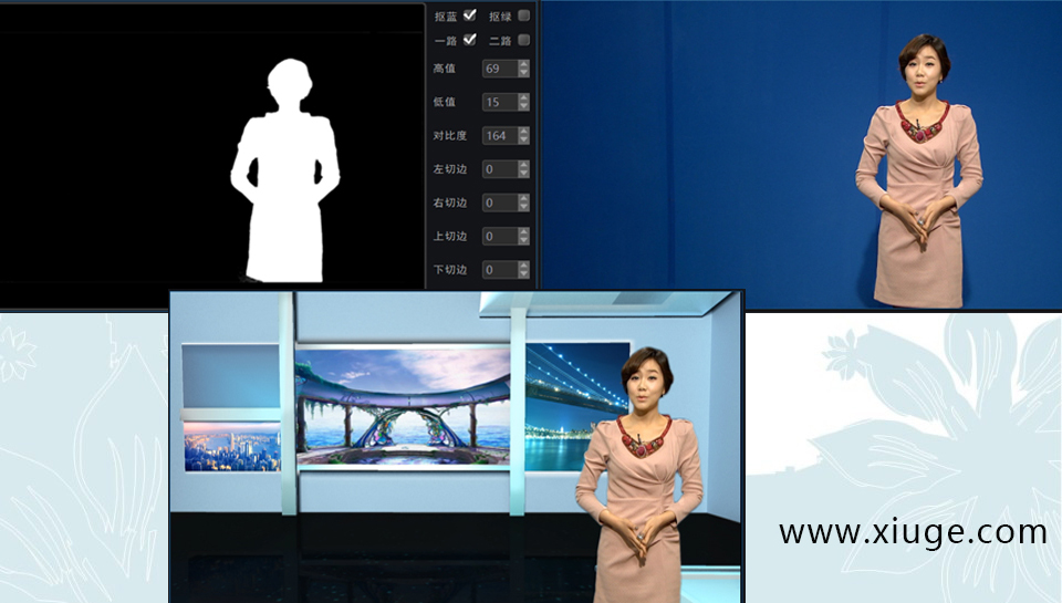 虚拟演播室的抠像背景如何选择