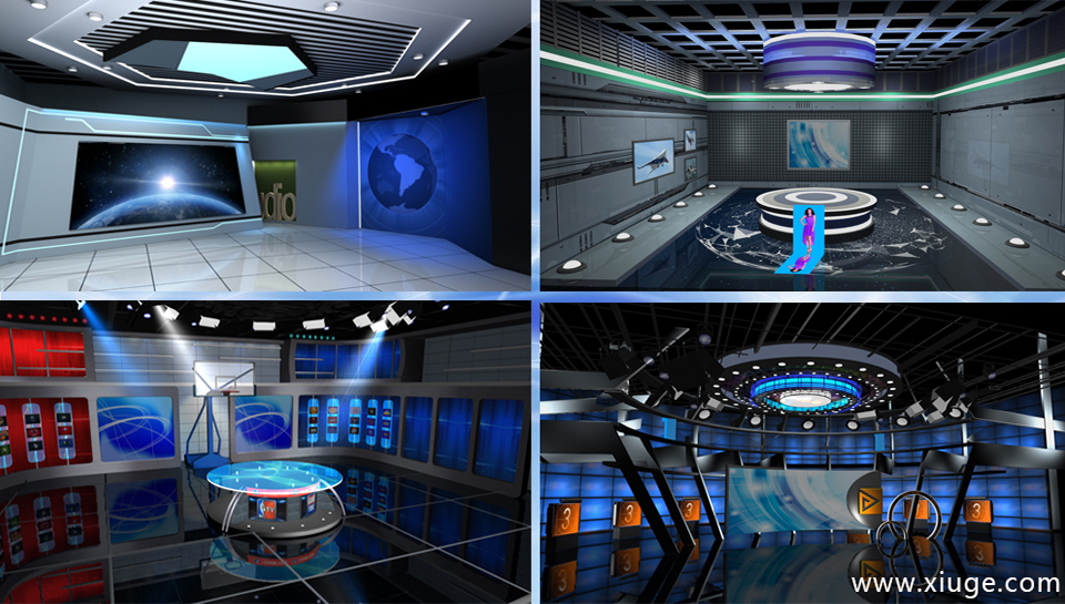 虚拟演播室的背景素材怎么实现